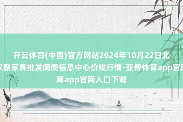 开云体育(中国)官方网站2024年10月22日北京新发地农副家具批发阛阓信息中心价钱行情-亚傅体育app官网入口下载