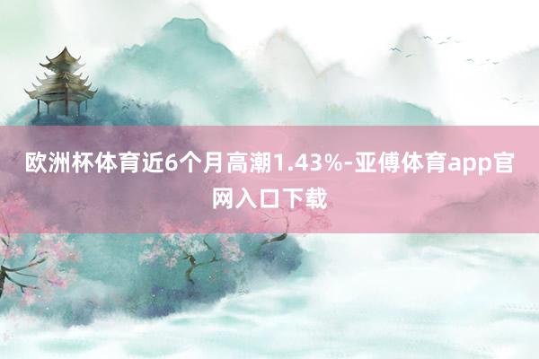 欧洲杯体育近6个月高潮1.43%-亚傅体育app官网入口下载