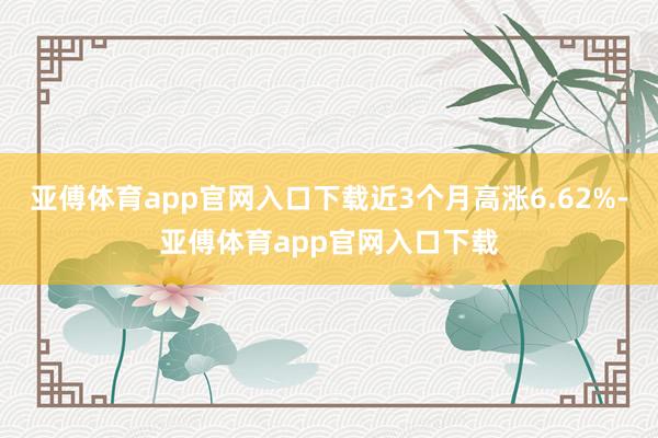 亚傅体育app官网入口下载近3个月高涨6.62%-亚傅体育app官网入口下载